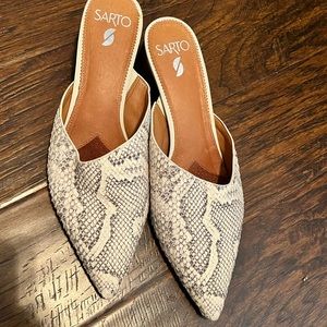 Sarto block heel Mules